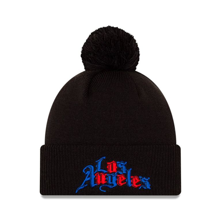 Gorras New Era Beanies Negros - LA Clippers City Edition 02683EHJN